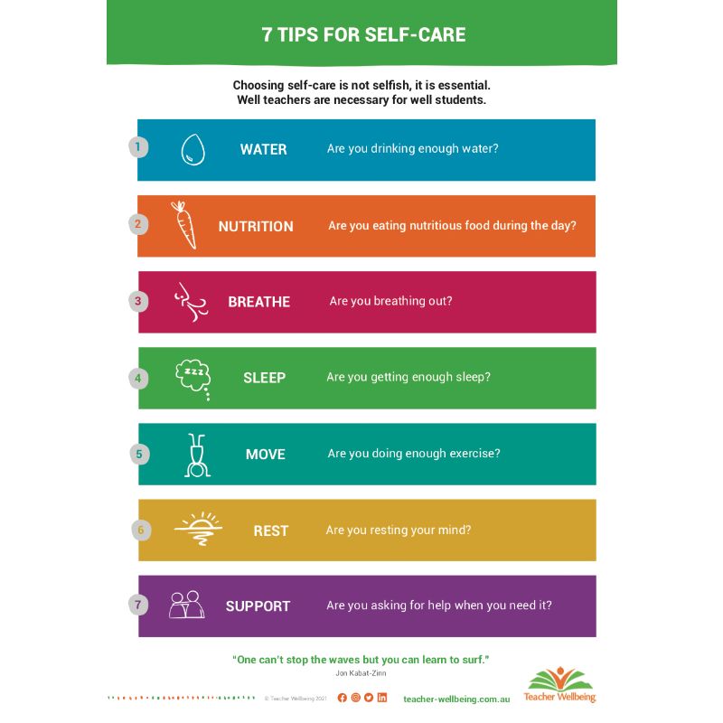7 Tips for Teacher Self Care
